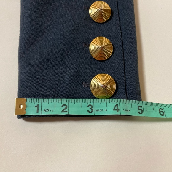 YSL Variation Rare Early 80s Military Style Wool Jacket Size 36 - Picture 11 of 16